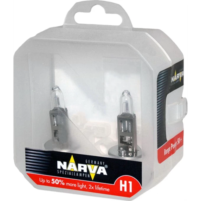 Лампа NARVA RANGE POWER 50+ 12V H1 55W 81945985 Лампа NARVA RANGE POWER 50+ 12V H1 55W 81945985