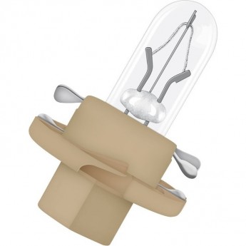 Лампа NARVA STANDARD 12V 1.5W B8.5D beige 10 шт.