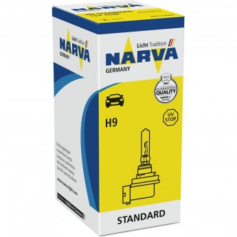 Лампа NARVA STANDARD H9 65W 12V PGJ19-5 Лампа NARVA STANDARD H9 65W 12V PGJ19-5