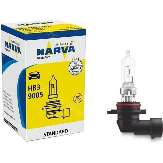 Лампа NARVA STANDARD HB3 12V 60W P20D 117420361