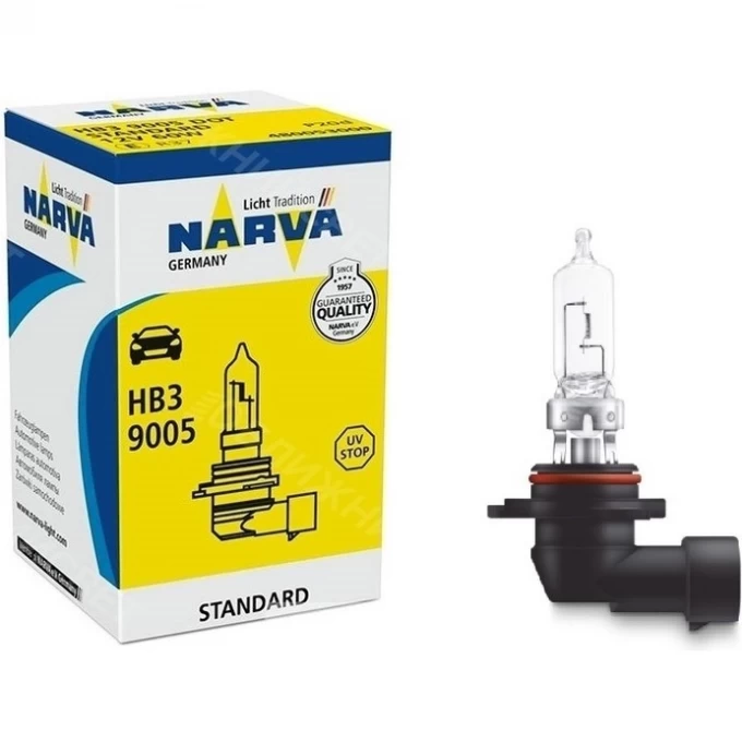 Лампа NARVA STANDARD HB3 12V 60W P20D 117420361 Лампа NARVA STANDARD HB3 12V 60W P20D 117420361