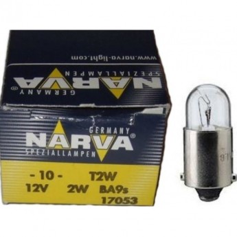 Лампа NARVA T2W BA9s 12V 2W